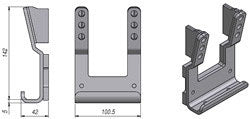 Stolpfäste K30
