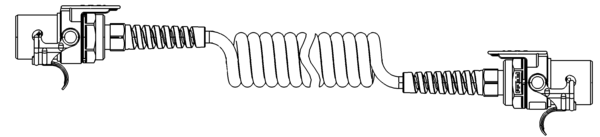 Spiralkabel ABS/EBS l=4,5 m