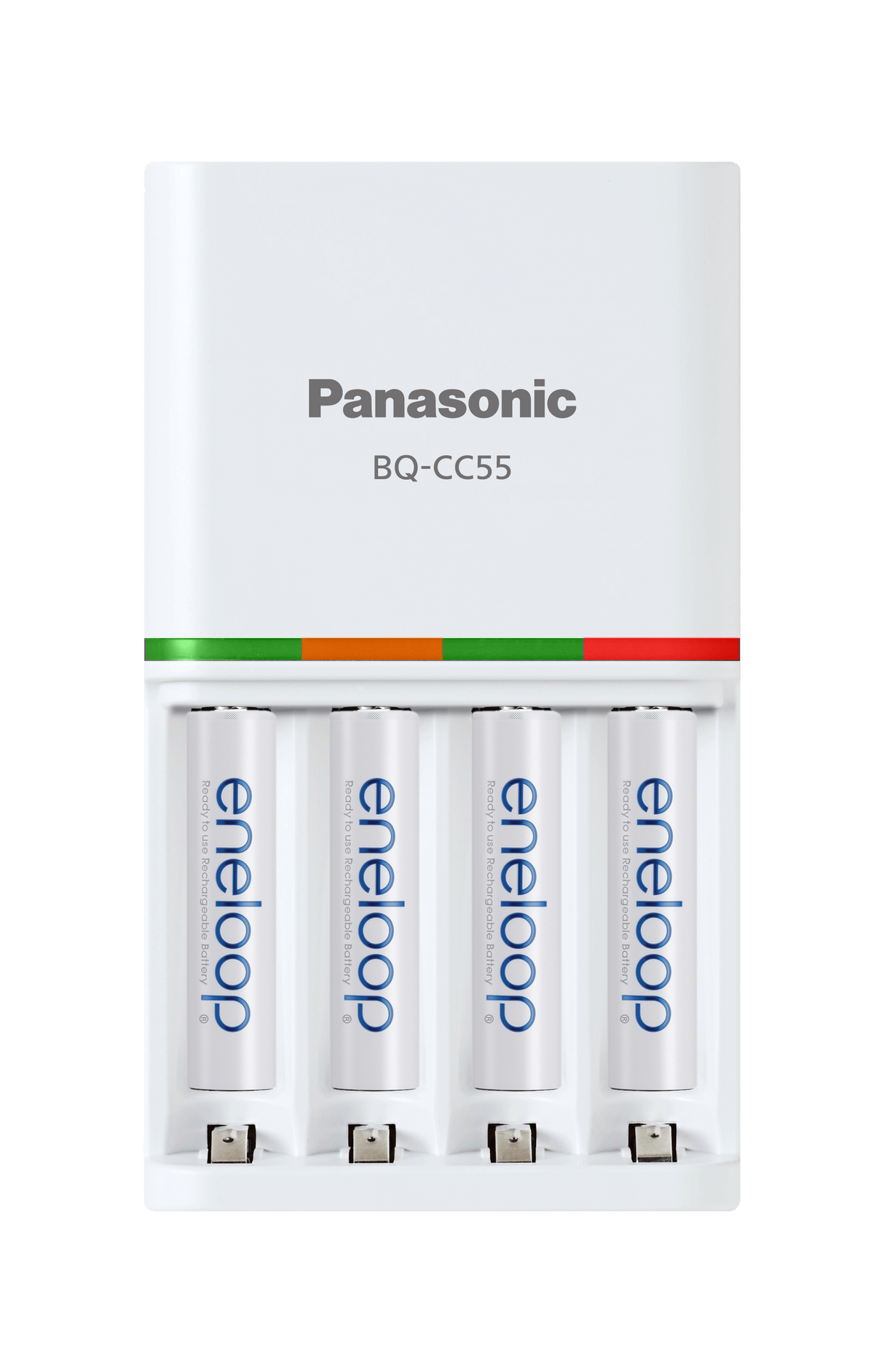 Batteriladdare / BQ-CC55 / 4x AA-batterier ingår