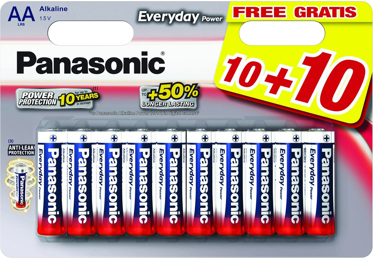 Batteri / AA / 20-Pack