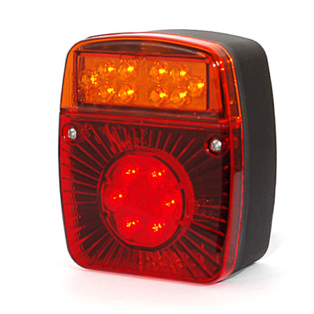 Baklykta 3-kammar LED 12-24 V