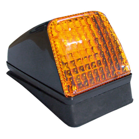 Taklampa LED amber lins