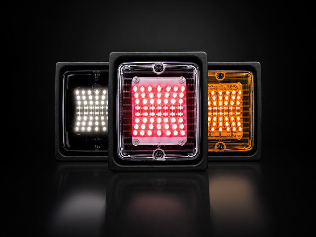 Bak-/BROMSLJUS LED 2,5 m kabel