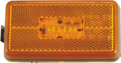 Sidomarkering gul LED 24 V Scania