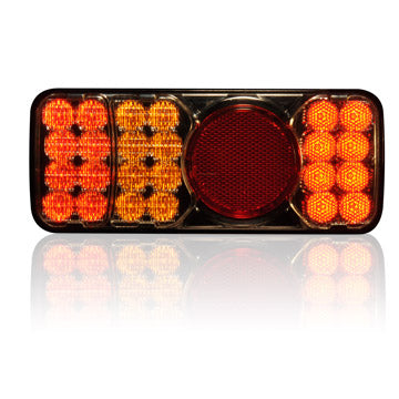 4-kammarlykta 12-24 V LED universal