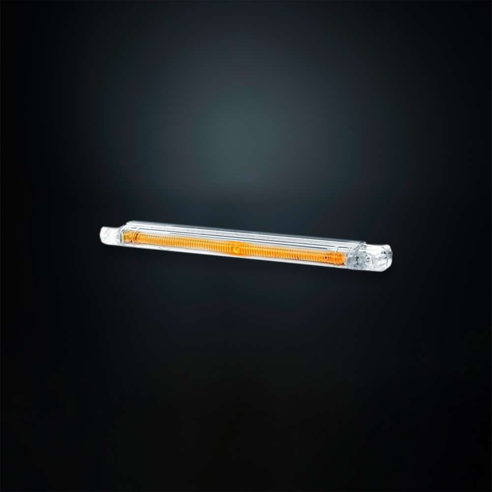 Fiberoptisk sidomarkeringsljus orange