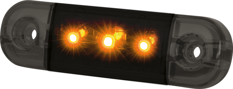 Dark Knight Posljus Gul 3 Led