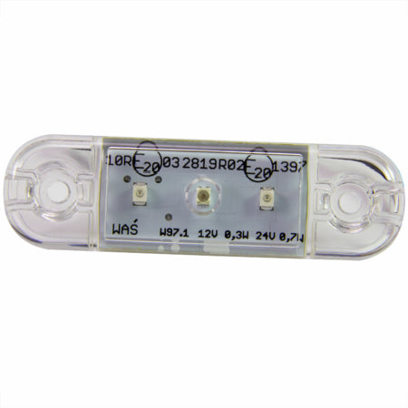 Sidomarkering vit slim 3 LED