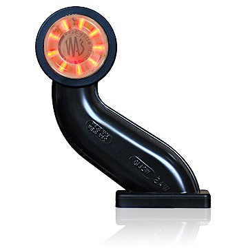 Gummiarm vit/röd vänster LED