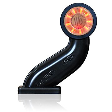 Gummiarm vit/röd vänster LED
