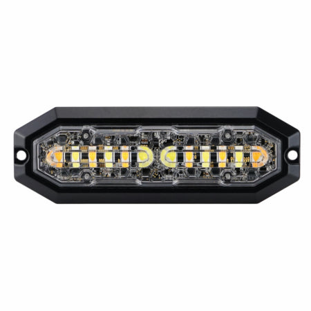 Duoblixtljus 12 LED, 12-24V DC, 20W Orange
