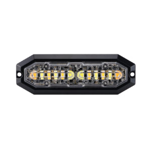 Duoblixtljus 12 LED, 12-24V DC, 20W Orange