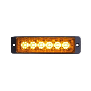 Blixtljus slim 12-24 V 6-LEDx3W