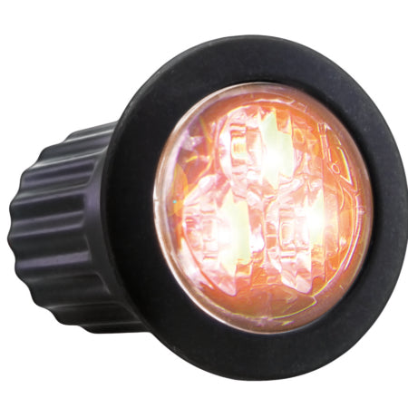 Blixtljus rund slim 12-24v dc