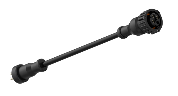 Kabel adapt bajonett till gänga