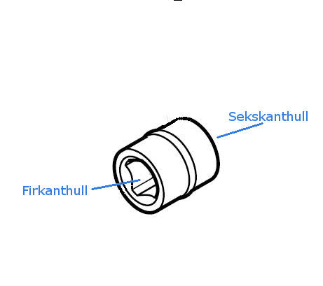 Adapter för vriddon Rockinger