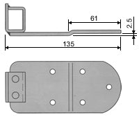 Lämbygel Baläm blank K20