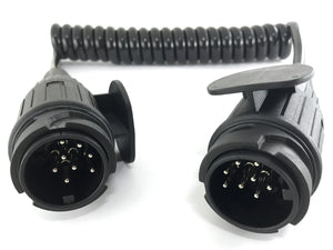 Spiralkabel 13-pol - 13-pol L=1,6m