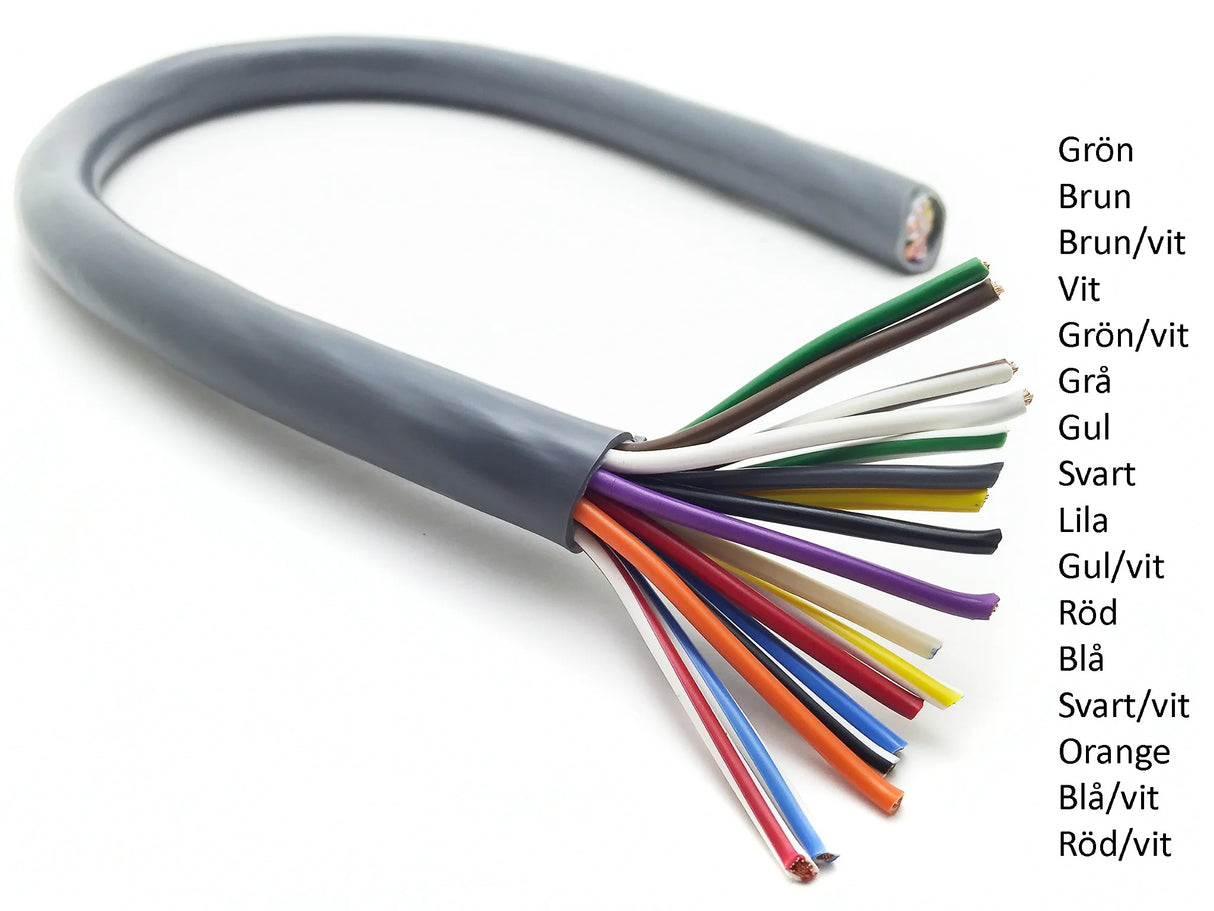 Kabel 16x1,5 kvmm rkkb grå