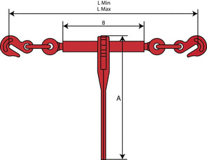 Kättingspännare 8mm