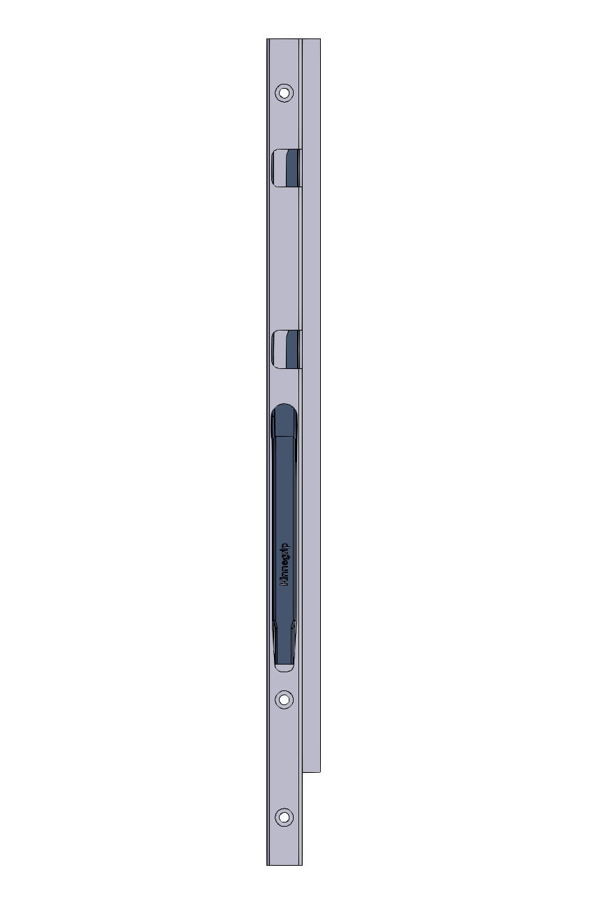 Framstolpe K20 800 stål v borrade hål