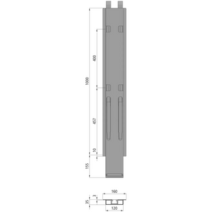 Kinnegrip sido kt K20 1000 mm