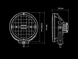 Ambassador 9" LED extraljus