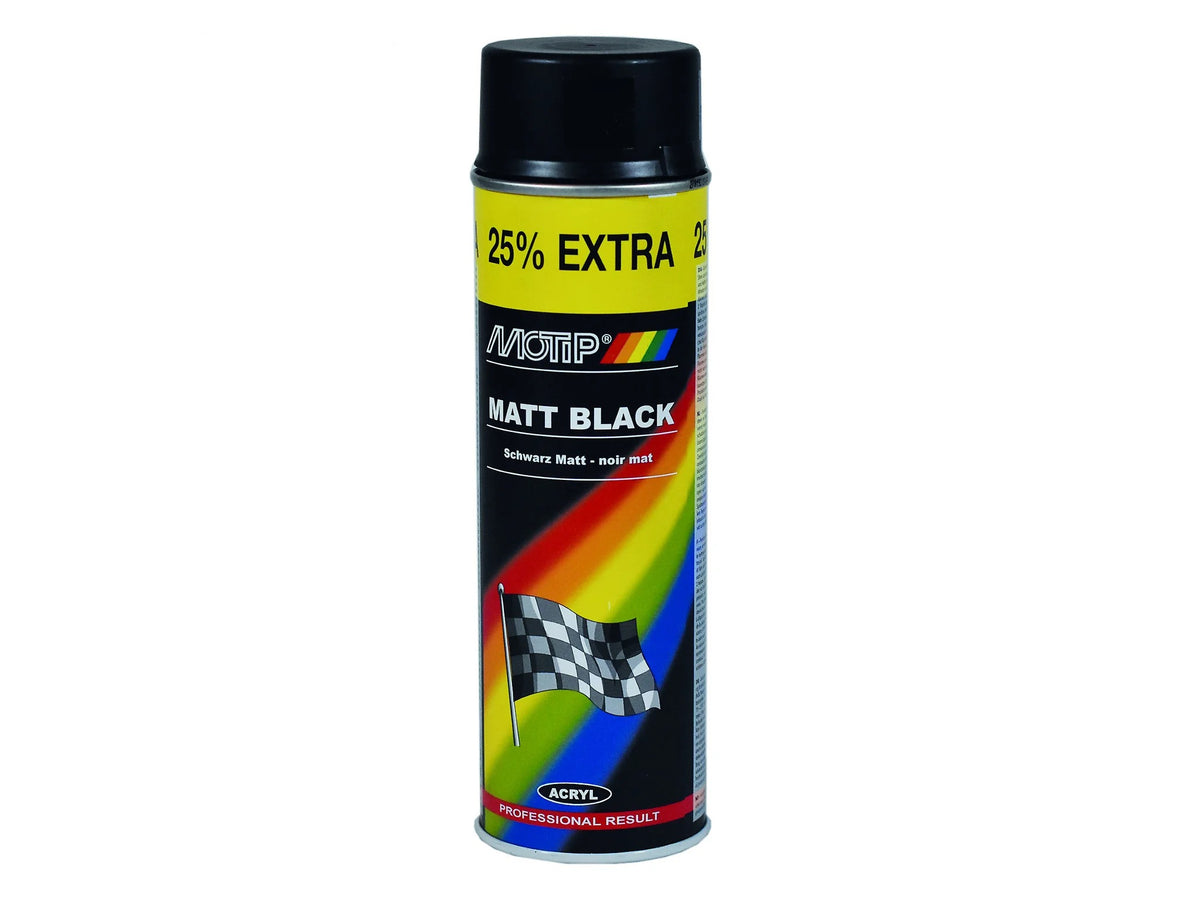 Motip svart matt 500 ml