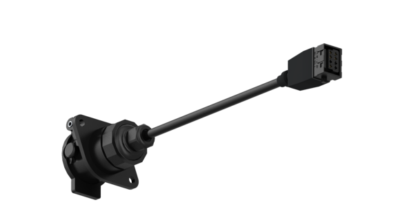 Strömförsörjningskabel l=12 m 5-p semi