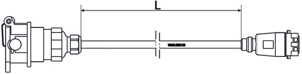 Försörjningskabel l=12 m