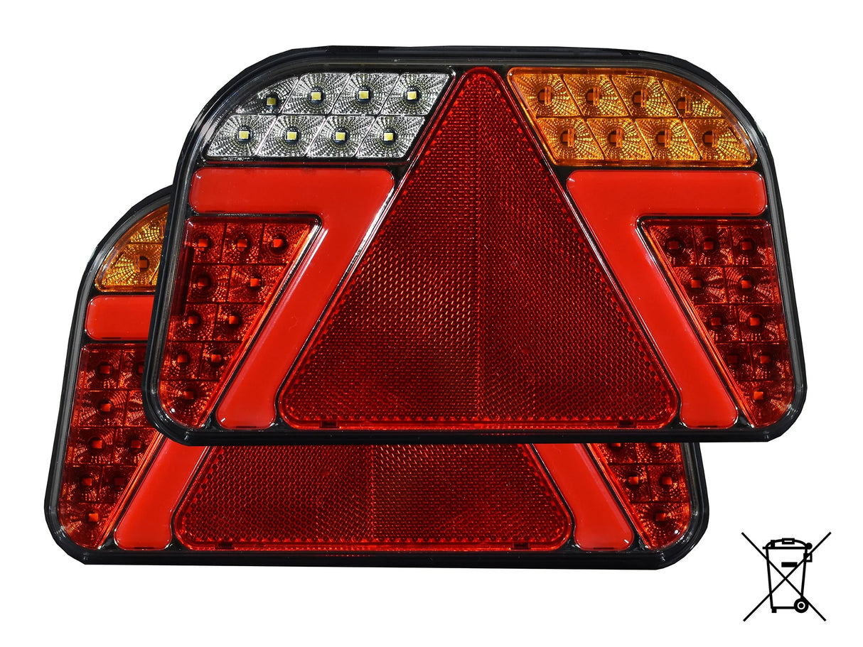 Baklampa LED 12-24V Vänster