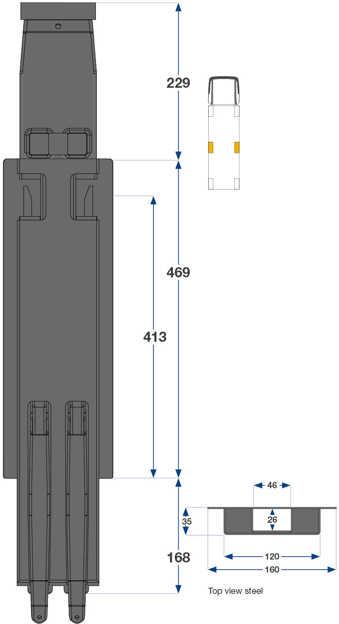 Kinnetopp K5 600 mm