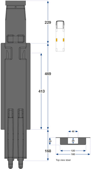Kinnetopp K5 600 mm