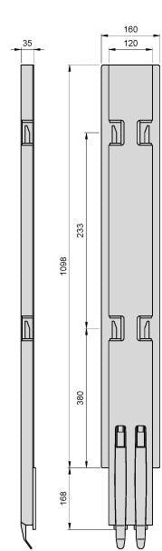 Kinnegrip sida K5 1100 mm