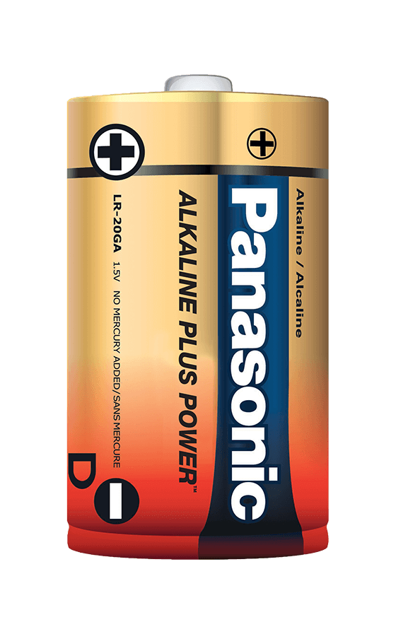 Batteri / D / 2-Pack