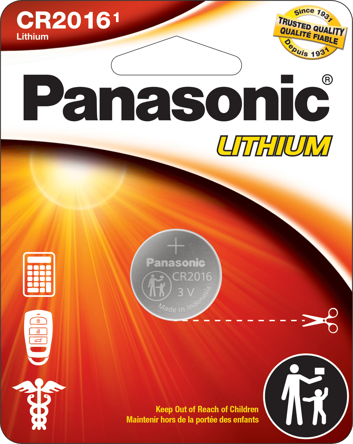 Batteri / CR2016 / 1-Pack