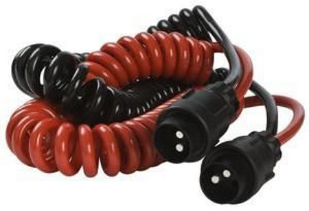 Spiralkabel med natokontakt