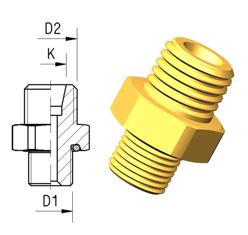 Adapter M16x1,5/M18x1,5 K24