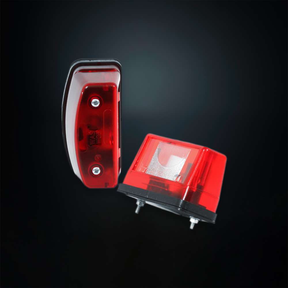 Nummerskyltsbelysning Halogen Röd BA15s (E)