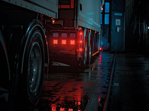 Bak-/BROMSLJUS LED 2,5 m kabel