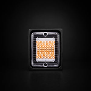 Baklykta blink LED klar