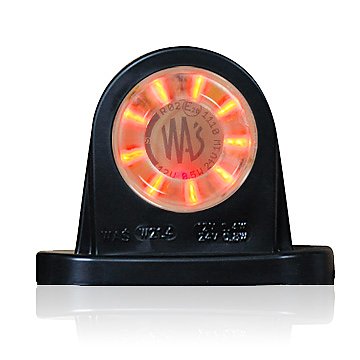 Gummiarm röd/vit LED 12-24V