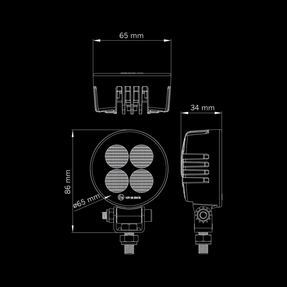 UNITY ARBETSLJUS RUND 11W