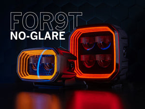 FOR9T NO-GLARE WORK LIGHT 78W Amber/ Red