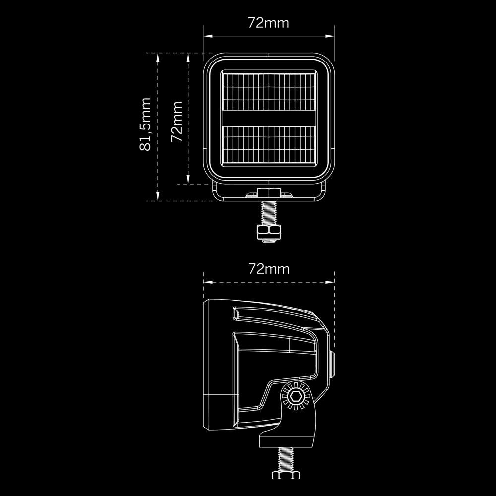 SIBERIA QUBE Arbetsljus 38W