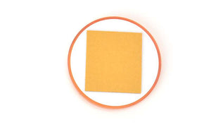 Reflex orange rund 60mm tejp, E-märkt