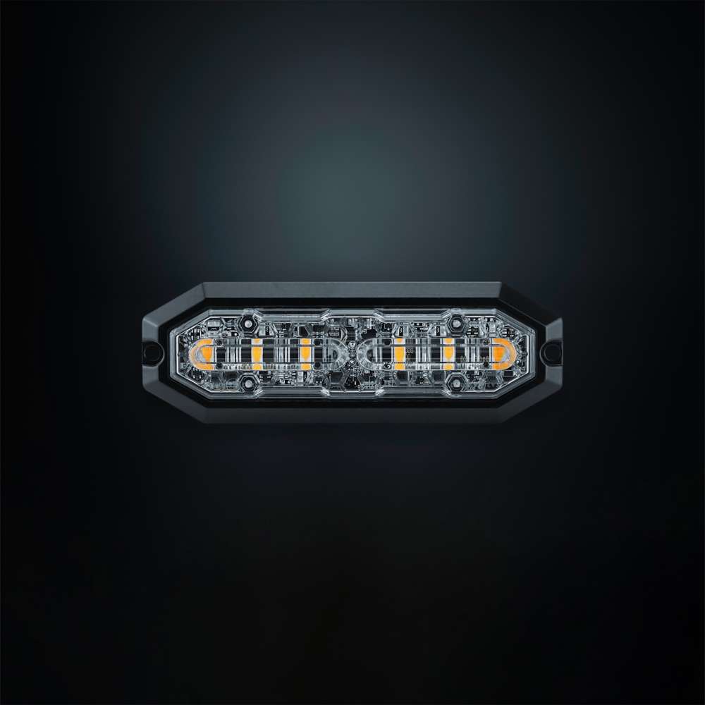 Varningsljus Orange 6 LED