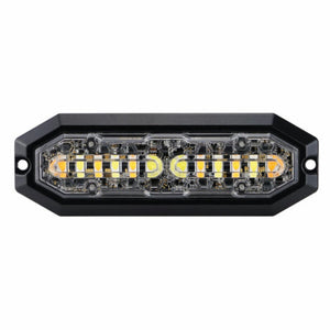 Duoblixtljus 12 LED, 12-24V DC, 20W Orange
