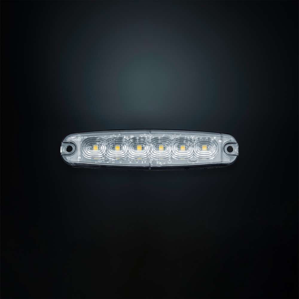 Varningsljus Orange 6 LED 10-32 V