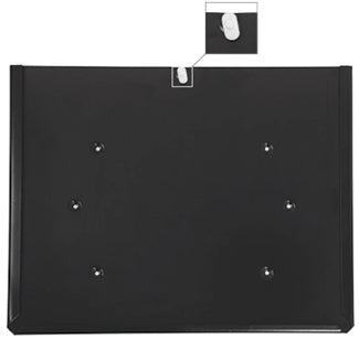 Skylthållare rf 400x300 svart